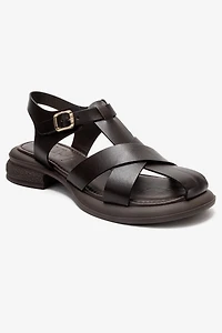 Forever & Always Womens Guido Leather Sandals