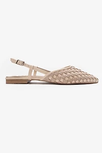 Prologue Shoes Womens Chanda Pointed Toe Woven Sandal