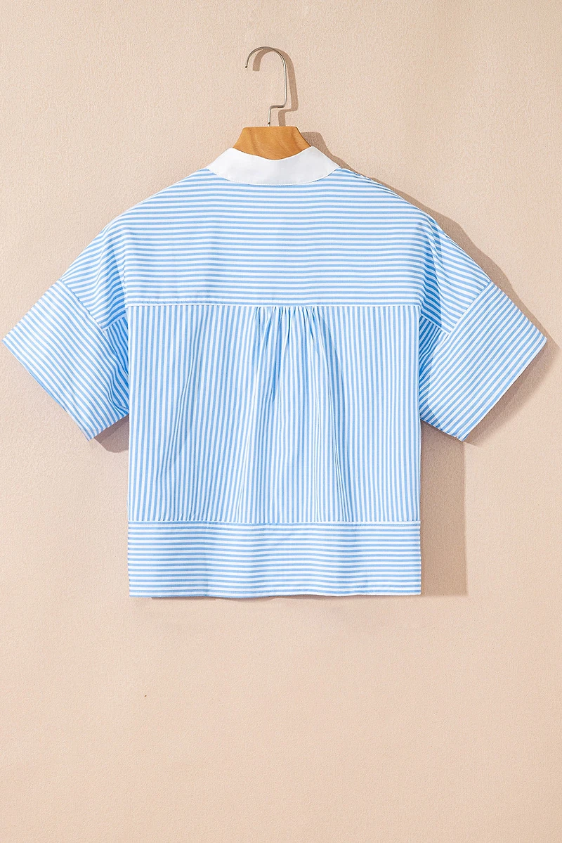 Threaded Pear Women's Raven Short Sleeve Summer Shirt