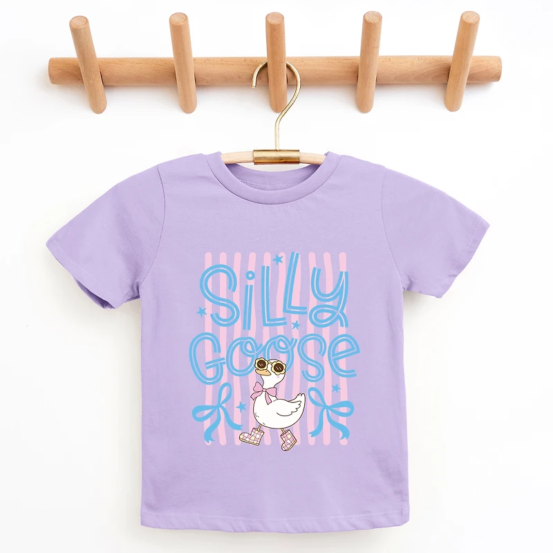 The Juniper Shop - Silly Goose Stripes Youth Short Sleeve Graphic T-Shirt