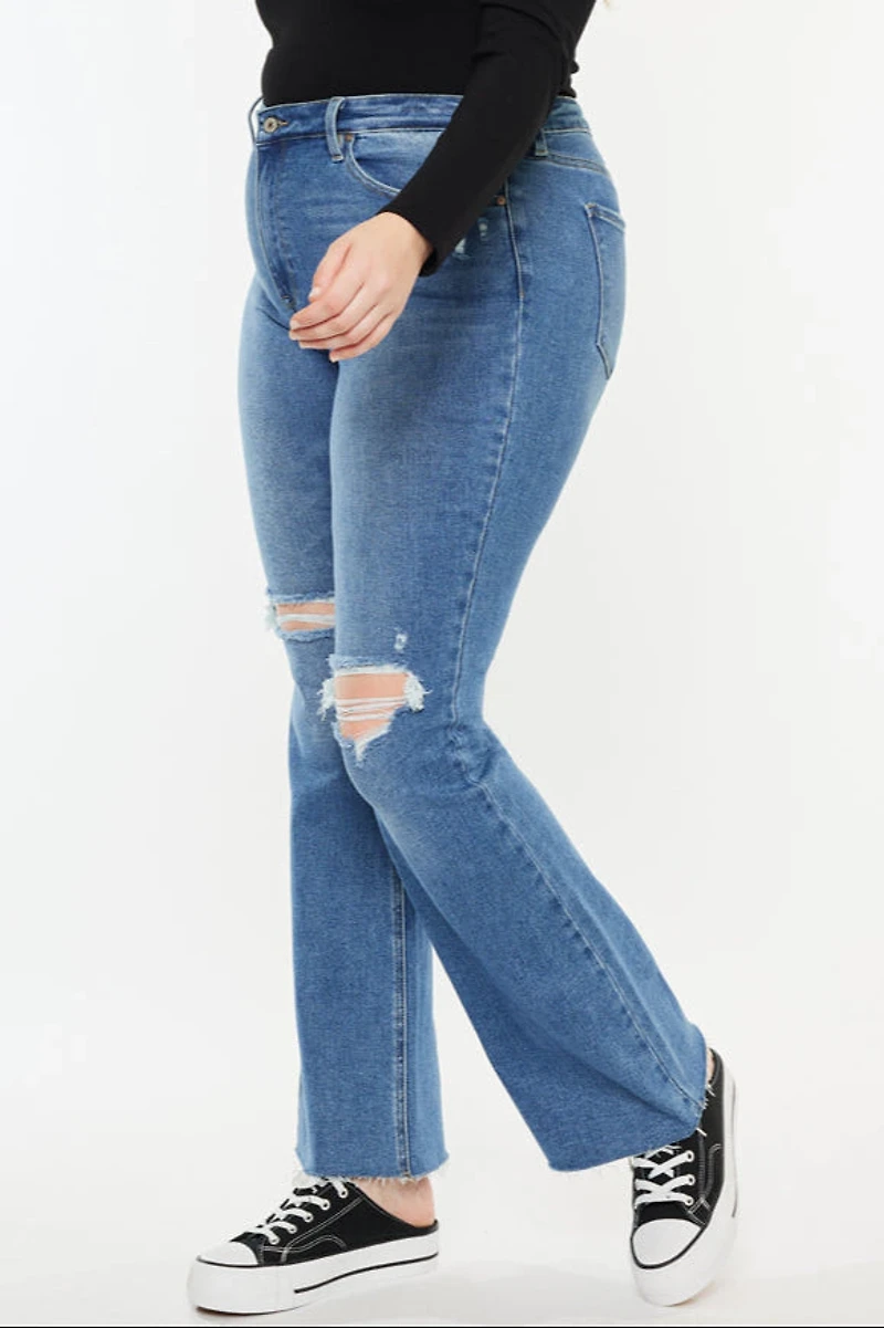 KanCan Women's Plus Essentials High Rise Bootcut Jeans Sunflower