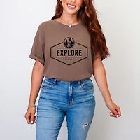 Simply Sage Market - Explore Outdoors Women's Garment Dyed Graphic T-Shirt