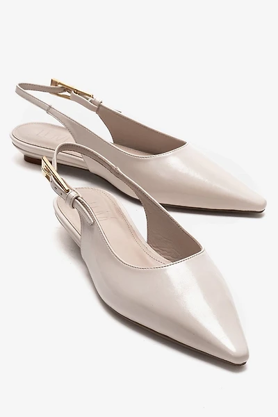 Prologue Shoes Womens Jenna Slingback Pointed Toe Pump