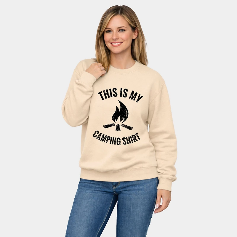 Simply Sage Market - This Is My Camping Shirt Women's Graphic Sweatshirt