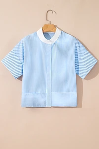 Threaded Pear Women's Raven Short Sleeve Summer Shirt