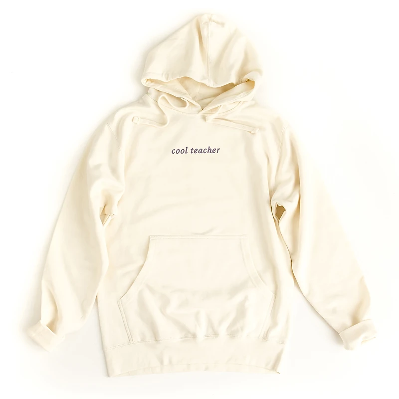 Simply Sage Market - Embroidered Cool Teacher Women's Graphic Hoodie