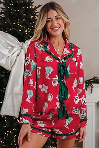 Threaded Pear Women's Blair Knot 2pcs Pajama Set