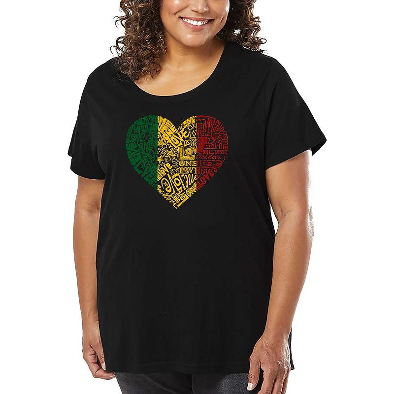 LA Pop Art Women's Plus Word T-Shirt