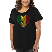 LA Pop Art Women's Plus Word T-Shirt