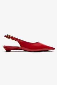 Prologue Shoes Womens Jenna Slingback Pointed Toe Pump