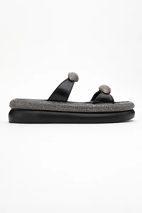 Prologue Shoes Womens Finery Embellished Platform Slide