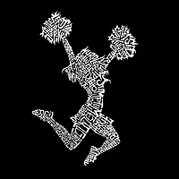 LA Pop Art Men's Word T-Shirt - Cheer