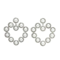 AGP PARIS Womens Diva Collection Heart Shaped Drop Earrings