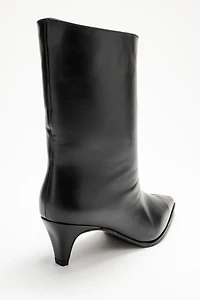 Forever & Always Womens Aleo Leather Pointed Toe Boot