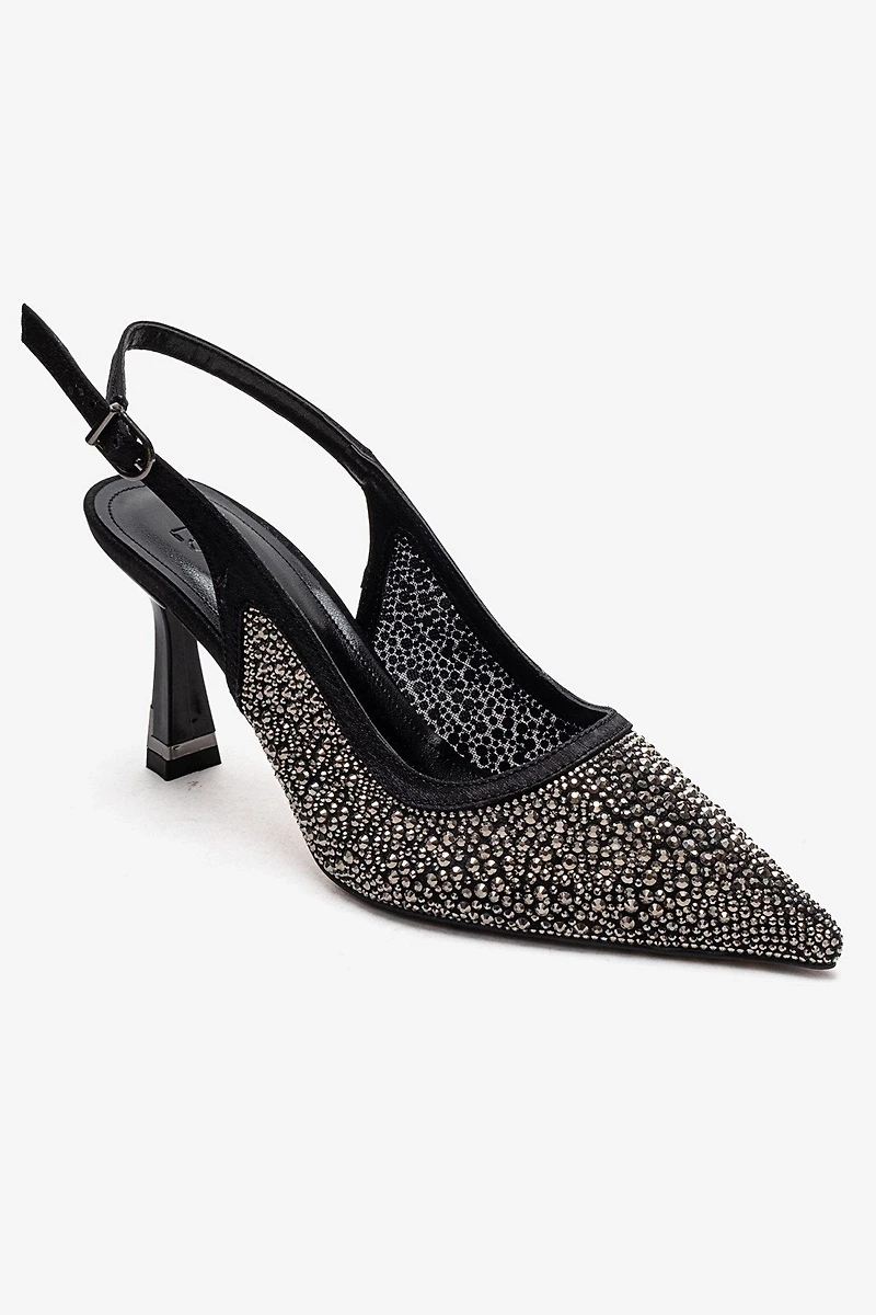 Prologue Shoes Womens Frea Slingback Stiletto Pump