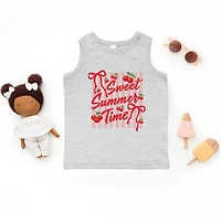 The Juniper Shop - Sweet Summer Time Cherries Coquette Toddler Graphic Tank