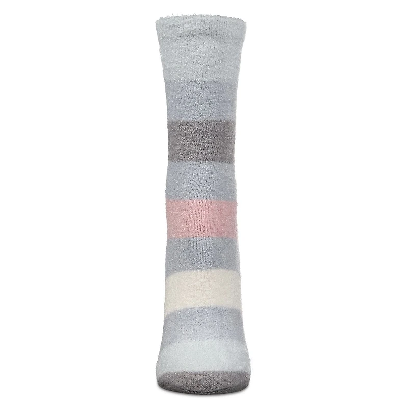 MeMoi Women's Happy Aloe Infused Crew Socks
