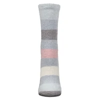 MeMoi Women's Happy Aloe Infused Crew Socks