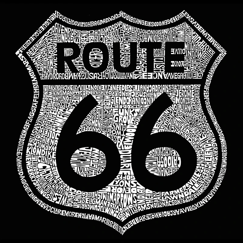 LA Pop Art Cities Along The Legendary Route 66