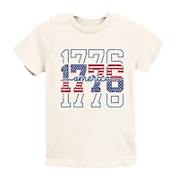 The Juniper Shop - 1776 America Stacked Youth Short Sleeve Graphic T-Shirt