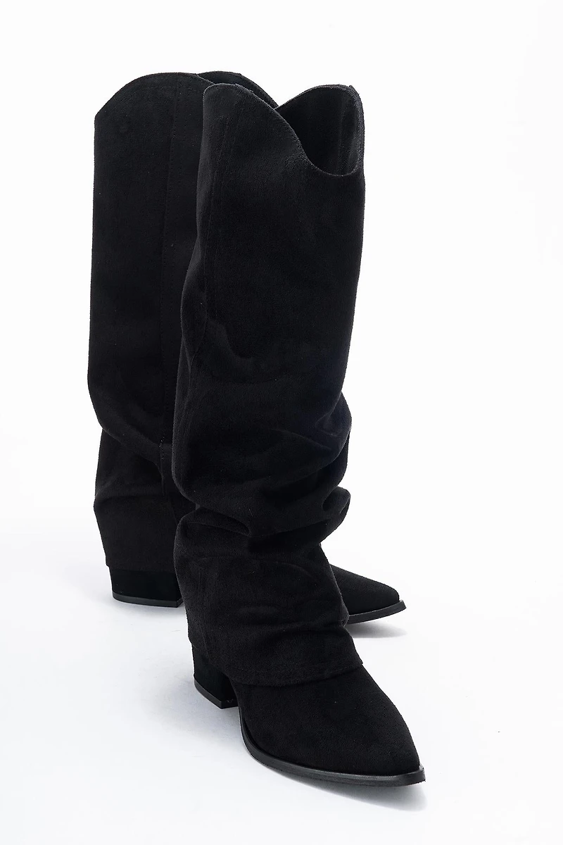 Prologue Shoes Womens Elaris Block Heel Knee High Boot