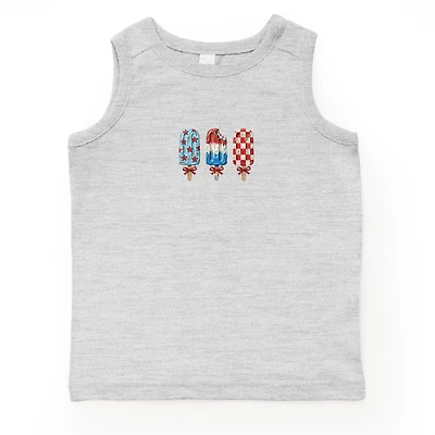 The Juniper Shop - Patriotic Popsicles Youth Tank Top