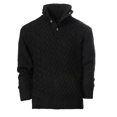 Gioberti Boy's Mock Neck Pullover Knitted Sweater