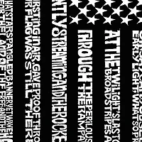 LA Pop Art Men's Word T-Shirt - National Anthem Flag