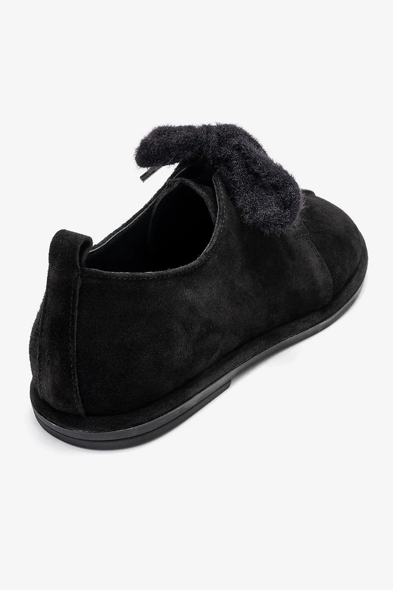 Forever & Always Womens Denora Leather Lace Up Shoes