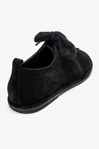 Forever & Always Womens Denora Leather Lace Up Shoes