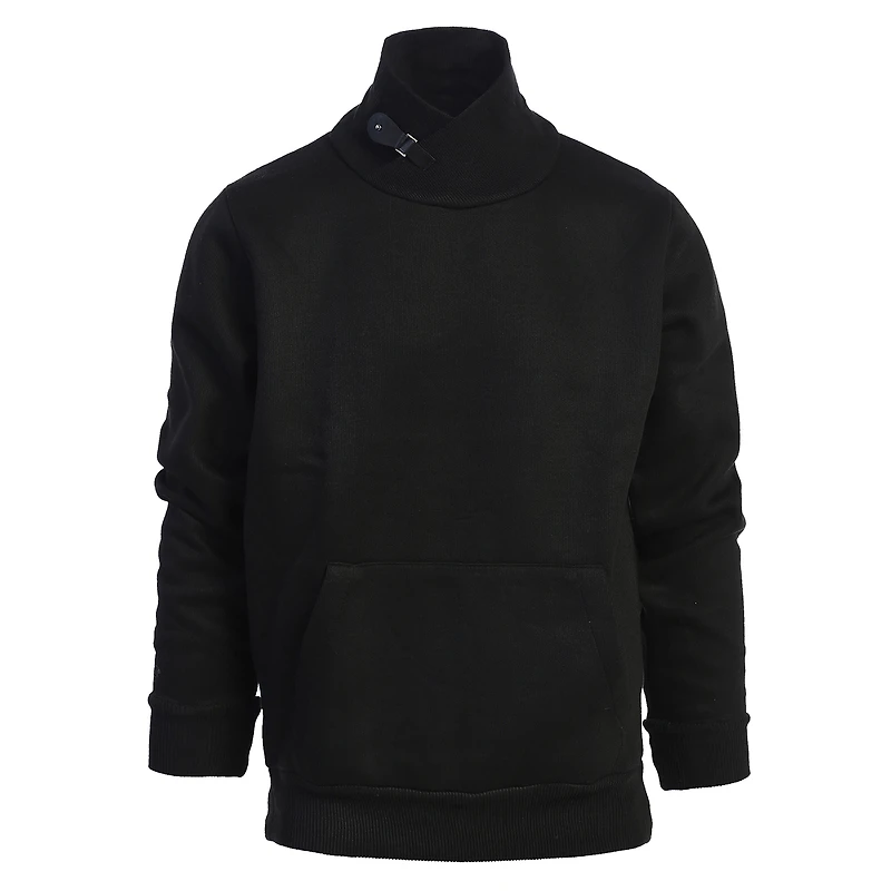 Gioberti Men's Knitted Turtleneck Collar Pullover Sweater with Soft Brushed Flannel Lining