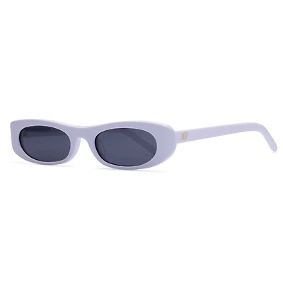 AGP PARIS Women's Sleek Oval Micro Acetate Polarized Lens UV400 Sunglasses