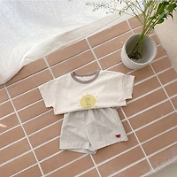 MyKids-USA Baby Fruit Embroidered Pattern Summer Beach Comfy Shorts