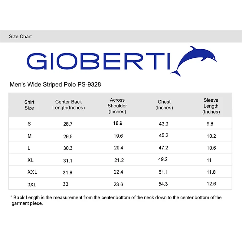 Gioberti Men's Single Stripe Polo Shirt With Pocket