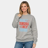 Simply Sage Market - Dingers Only Stripes  Women's Graphic Sweatshirt