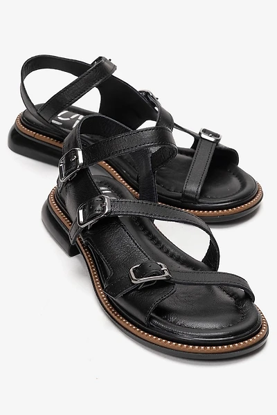 Forever & Always Womens Morez Leather Sandals
