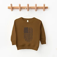The Juniper Shop - American Flag Distressed Youth Graphic Sweatshirt