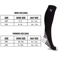Extreme Fit Unisex Sports Compression Socks - Made For Running, Athletics, Pregnancy And Travel - 6 Pair