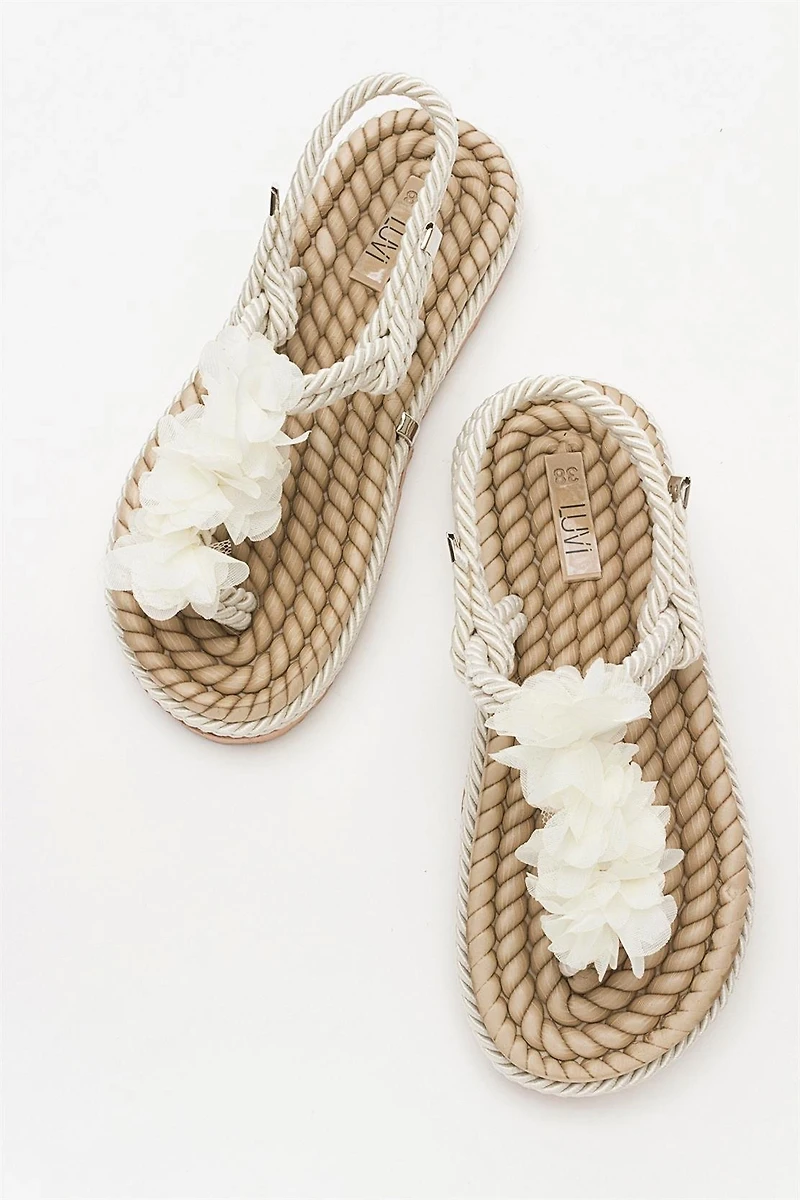 Prologue Shoes Womens SANTRA Lace-Up Thong Sandals