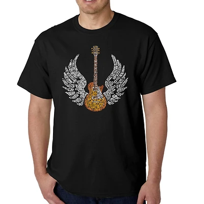 LA Pop Art Men's Word T-Shirt - Lyrics to Freebird