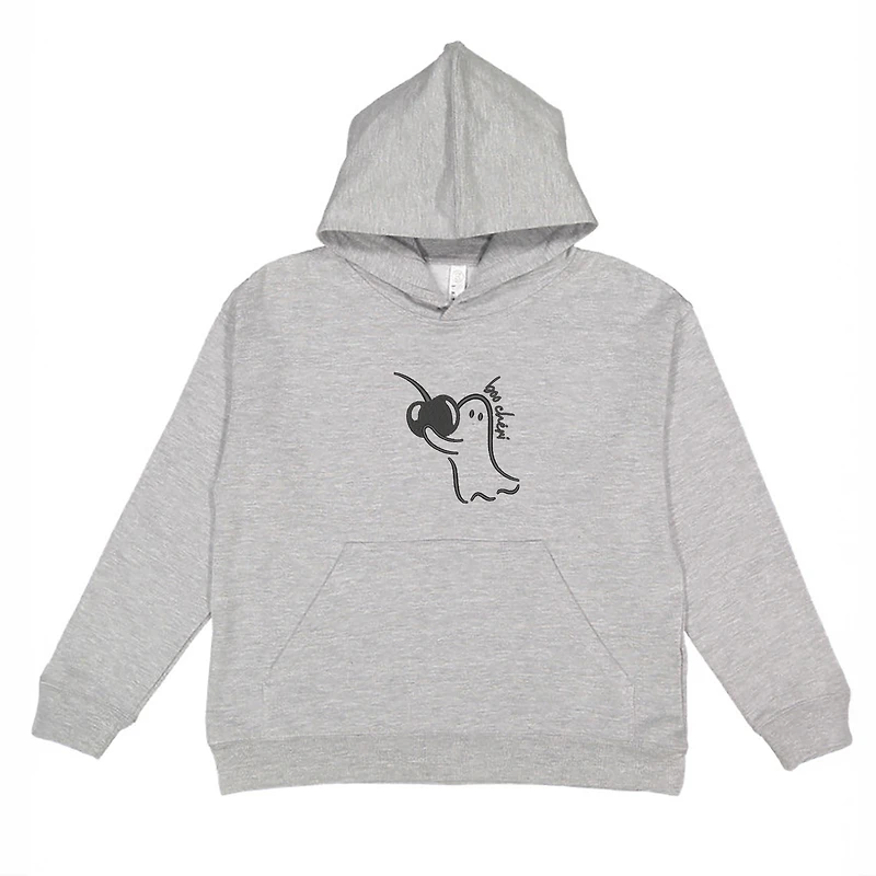 The Juniper Shop - Youth Graphic Hoodie Embroidered Boo Cheri Ghost