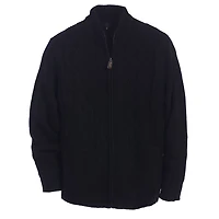 Gioberti Men's Heavy Weight Cardigan Twisted Knit Regular Fit Full-Zipper Sweater