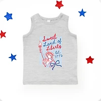The Juniper Shop - Sweet Land of Liberty Stripes Youth Tank Top