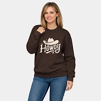 Simply Sage Market - Howdy Western Hat  Women's Graphic Sweatshirt