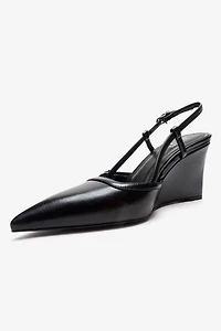 Prologue Shoes Womens Celia Pointed Toe Wedge Pump