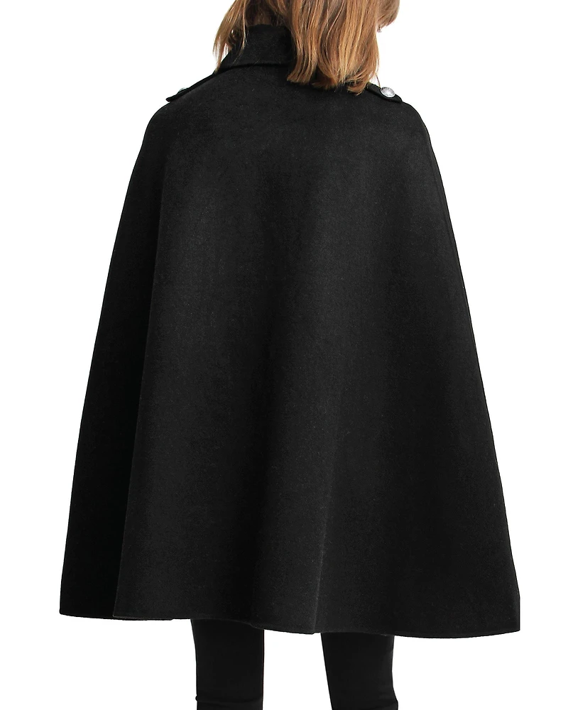 Belle & Bloom Womens On My Mind Wool Blend Cape