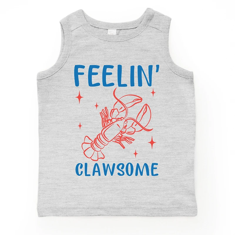 The Juniper Shop - Feelin' Clawsome Lobster Toddler Graphic Tank