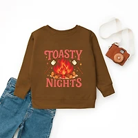 The Juniper Shop - Toasty Nights Marshmallow Youth Graphic Sweatshirt