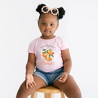 The Juniper Shop - Florida Grown Oranges Toddler Short Sleeve Graphic T-Shirt