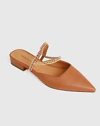 Belle & Bloom Womens On The Go Leather Flat